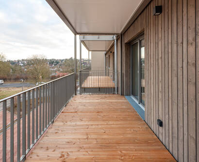 Marshall Heights Stahlbalkone