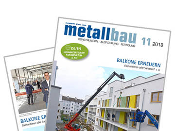 Balkonsanierung mit Balkonbauer Spittelmeister in Fachzeitschrift Metallbau Balkonsanierung mit Balkonbauer Spittelmeister in Fachzeitschrift Metallbau