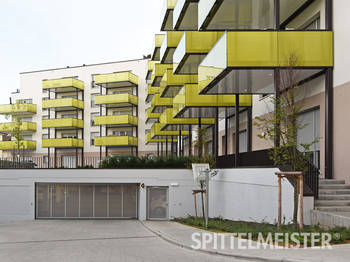 Vorstellbalkone am Passivhaus Heilbronn gebaut vom Balkonbauer Spittelmeister