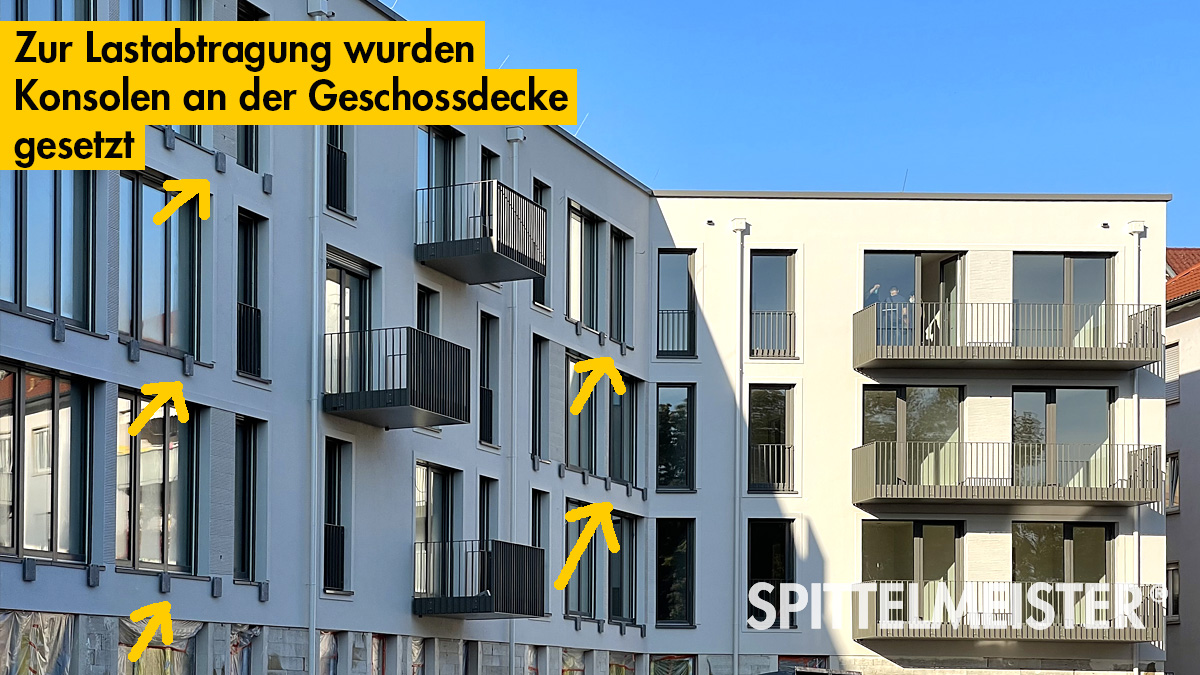 Konsolen Balkon befestigen