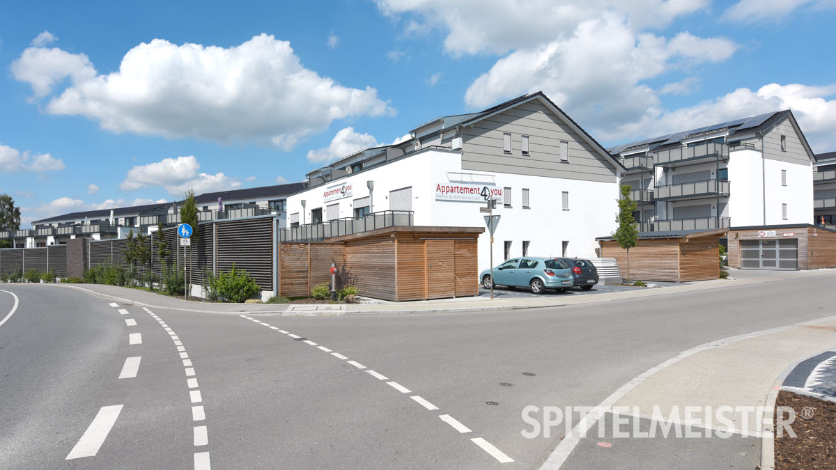 Balkone am Neubau in Dorfen am Neubau natürlich vom Balkonbauer Spittelmeister