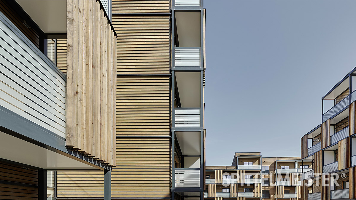 Balkon mit Sichtschutz aus Holz Balkonbau mit Holz
