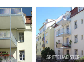 Stahlbalkon am Jugendstil unter Denkmalschutz balkonbauer