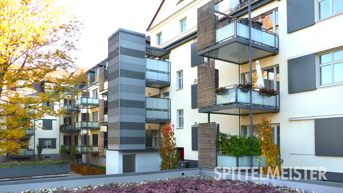 WPC-Dielen für Balkone, Ludwigshafen Hohenzollernhöfe von Spittelmeister