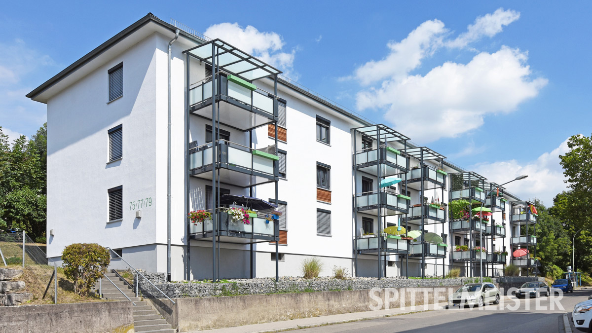 Balkone nachträglich montieren Vorher-Nachher 