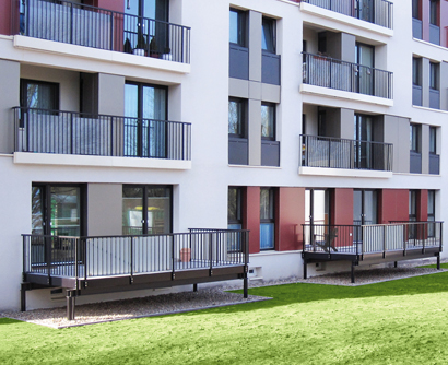 Balkone Hamburg aus Aluminium