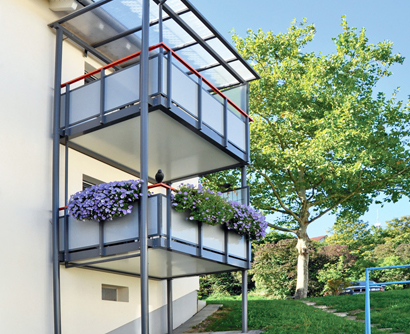 Aluminiumbalkone in Pforzheim - gebaut von Spittelmeister